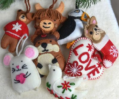 Hand Embroidered Ornament