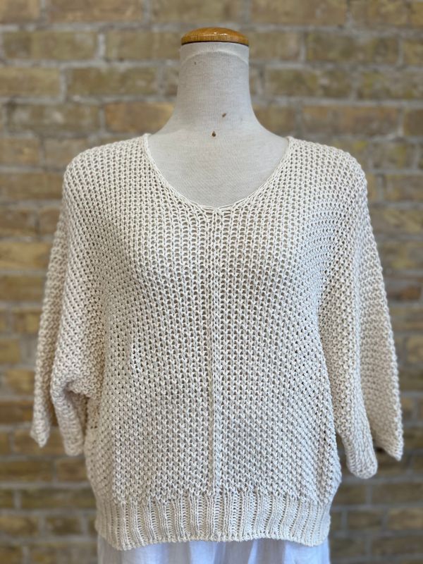Meadow's Crochet Sweater Cream 