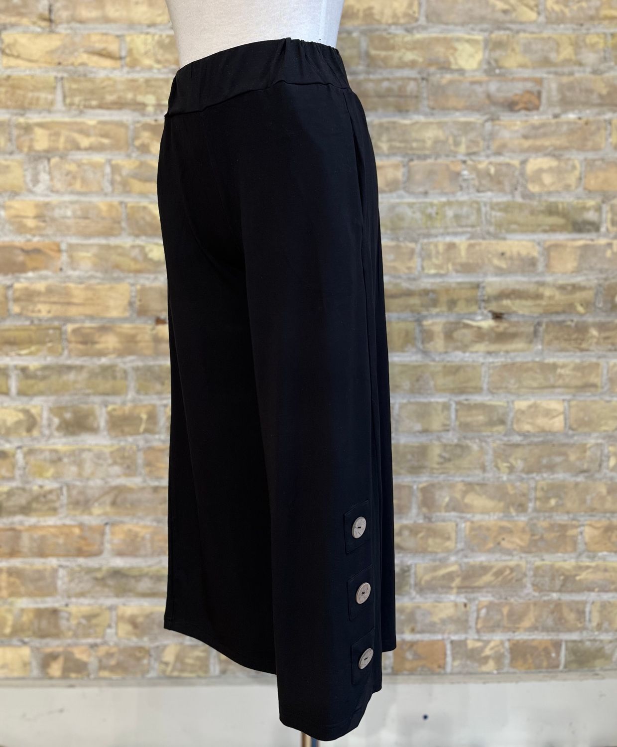 Gaucho Bamboo Pant Black 