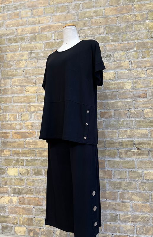 Gaucho Bamboo Pant Black 
