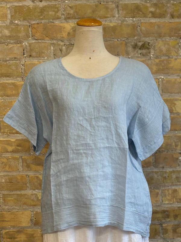 Airy Threads Top Powder Blue 