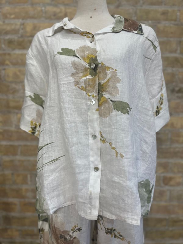 Flora's Graceful Top White 