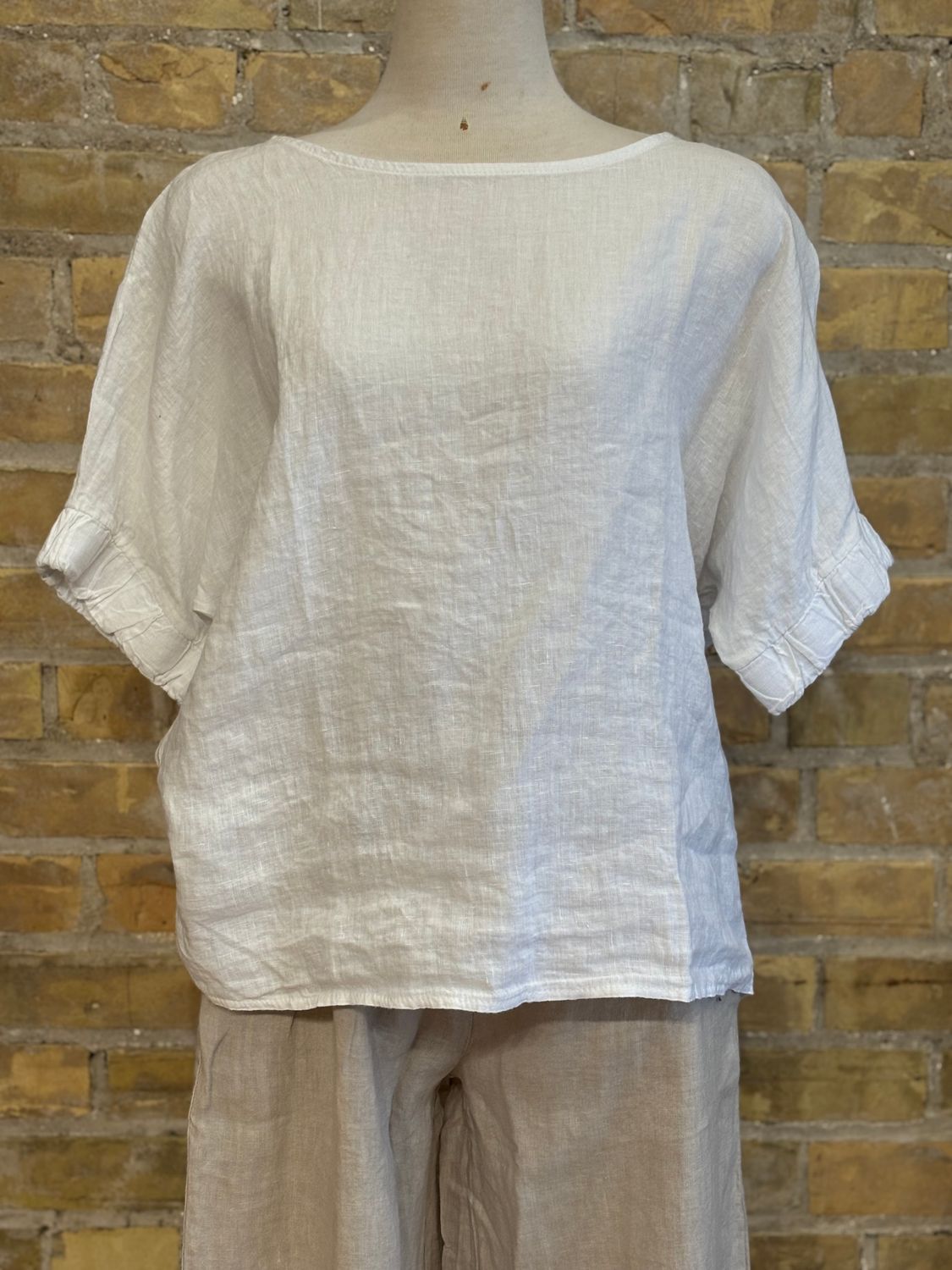 Maeve's Elastic Top White