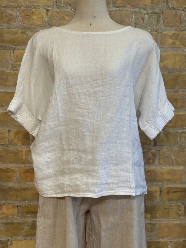 Maeve's Elastic Top White