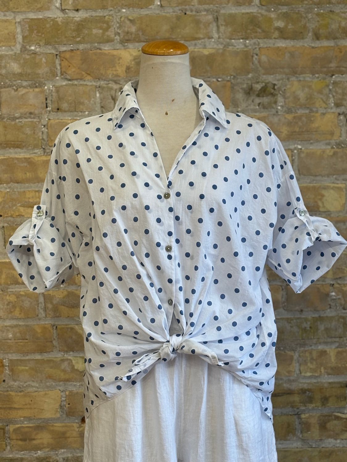 Ella's Polka Dot Pant Beige