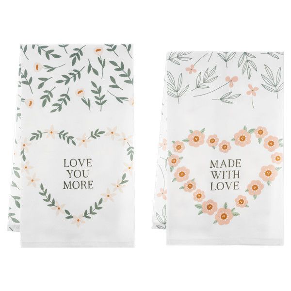 Love You More Tea Towel