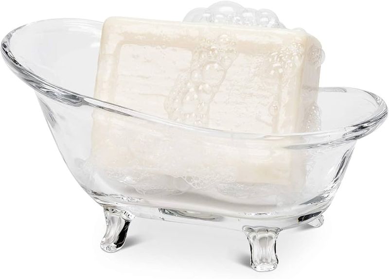 Glass Bathtub Soap Dish