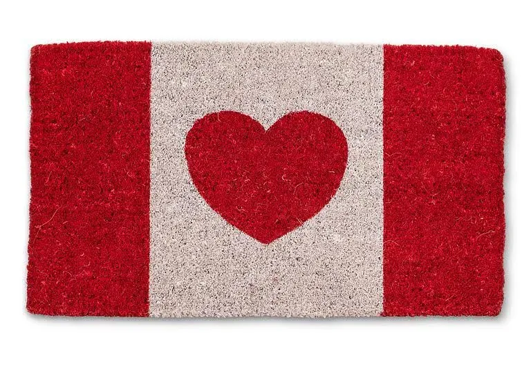 Heart Canada Doormat