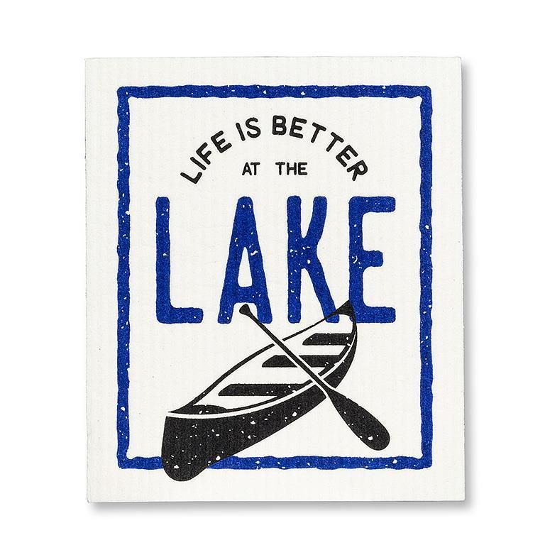 Life is Better Dishcloth