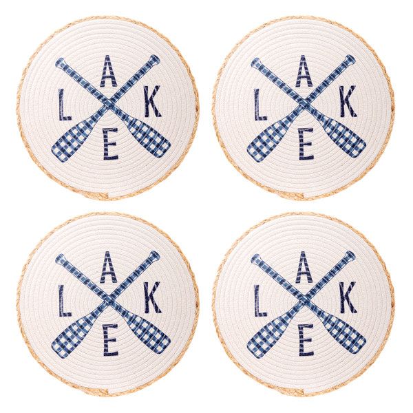 Round Lake Placemat Set of 4