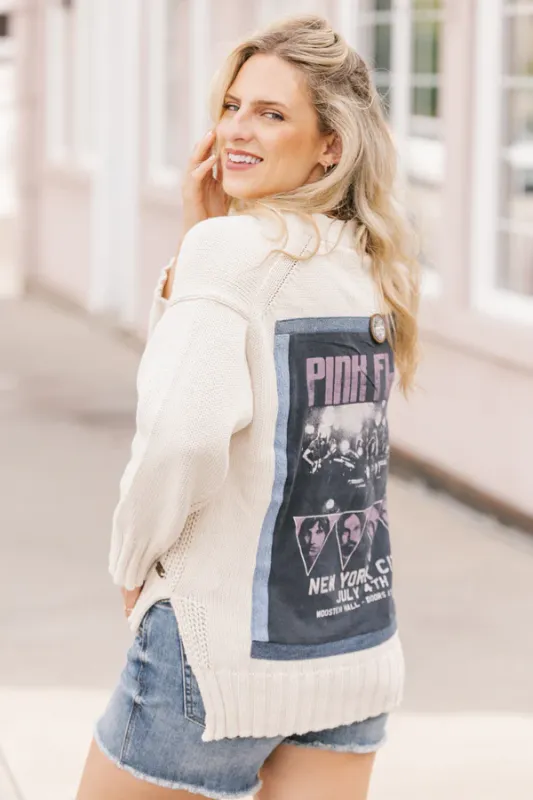 Rockstar Cardigan Cream