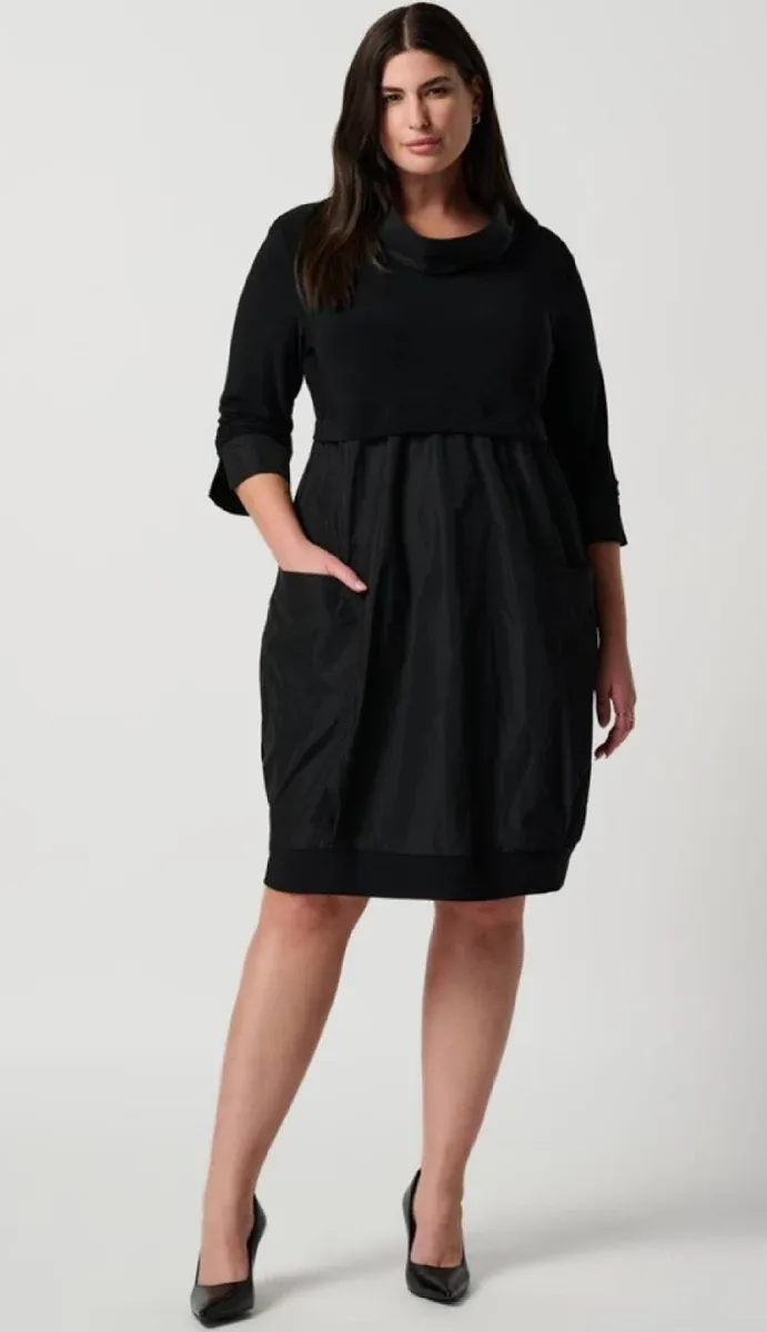 Cocoon Dress Black