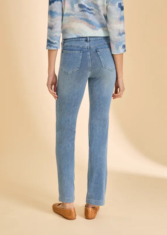 Pull On Straight Leg Jean