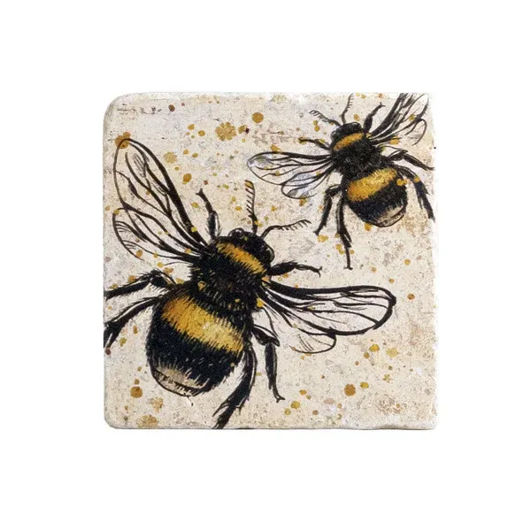 Single Stone Coaster, Style: Bee