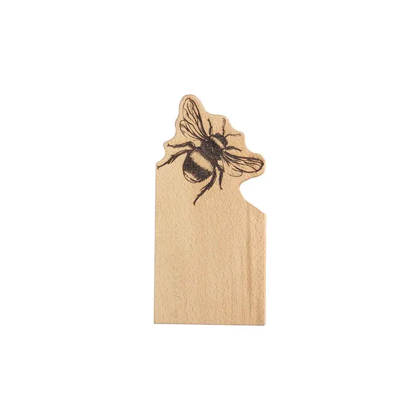Framed Beech Serving Board Small Bee
