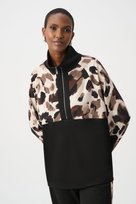 Animal Print Boxy Top 