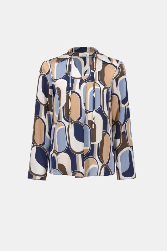 Recycled Satin Geometric Top