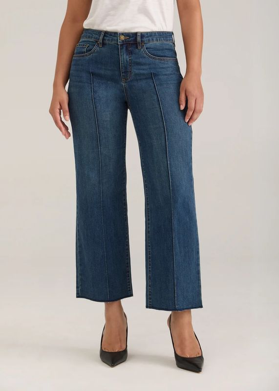 Olivia Wide Ankle Dark Wash