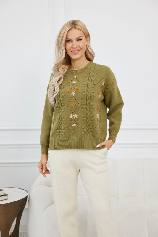 Skylar’s Cottage Sweater Green