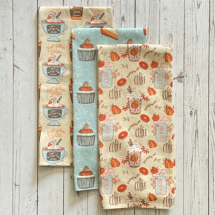 Pumpkin Spice Tea Towel 