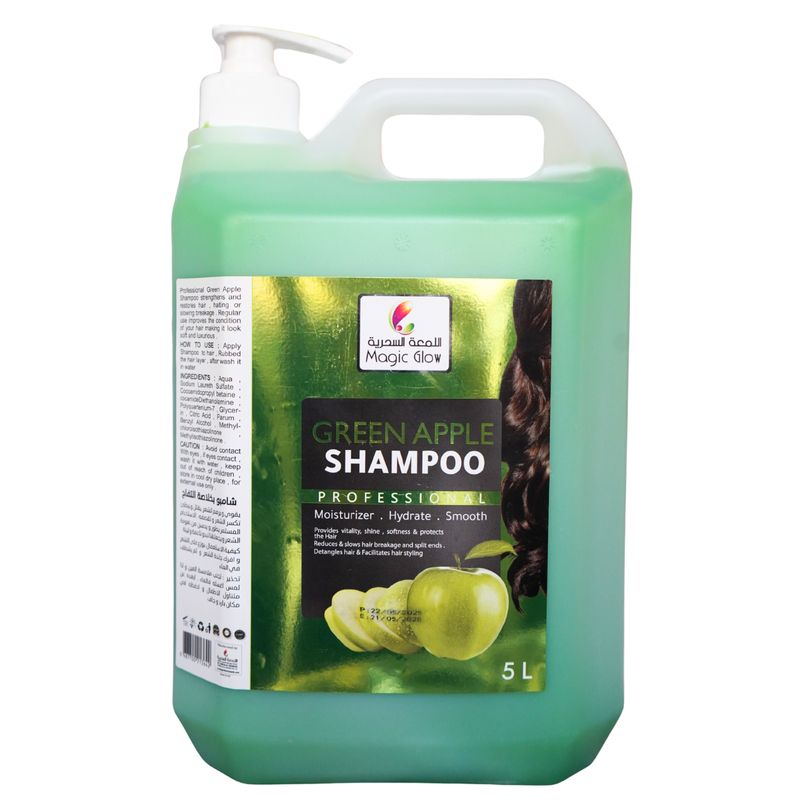 MAGIC GLOW - Professional Green Apple Shampoo (5 L) MAGIC GLOW - Professional Green Apple Shampoo (5 L)