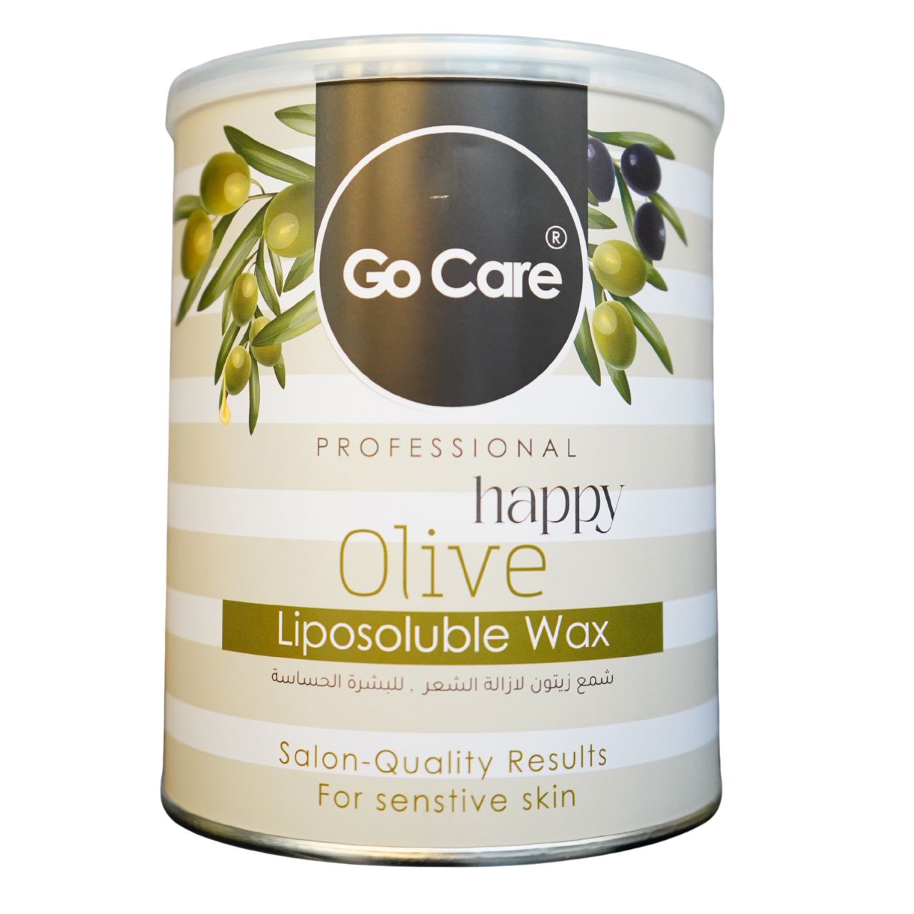 GoCare Professional Happy Olive Liposoluble Wax for Sensitive Skin, Salon-Quality .