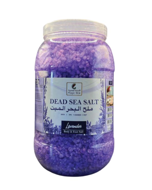 MAGIC GLOW Dead Sea Body And Foot Salt Lavender 5Kg .