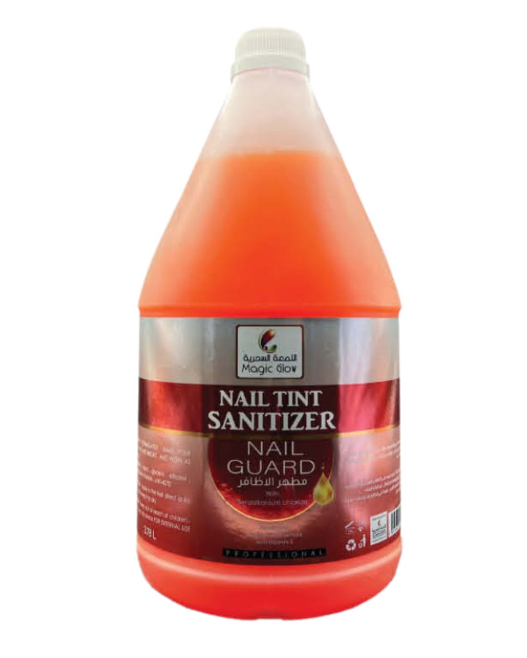 MAGIC GLOW NAIL TINT SANITIZER 3.78L .