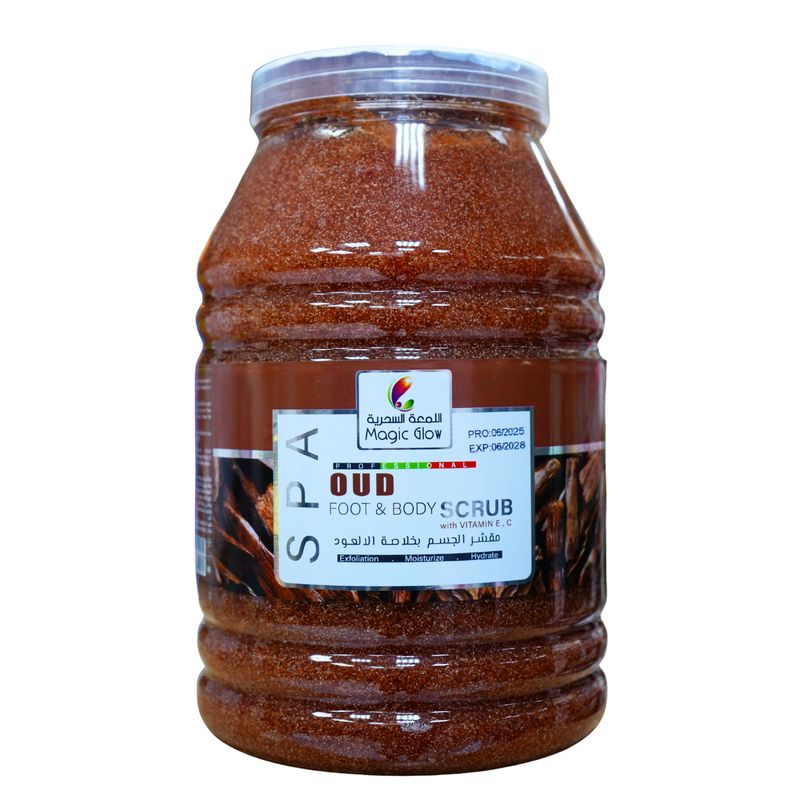 Magic Glow Professional Foot & Body Scrub with Vitamin E, Moisturising Exfoliating Formula