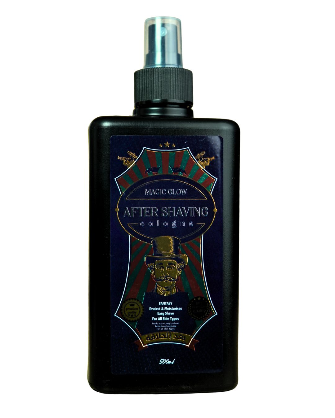 Magic Glow After Shaving Cologne, Long-Lasting Protection and Moisturising, 500ml
