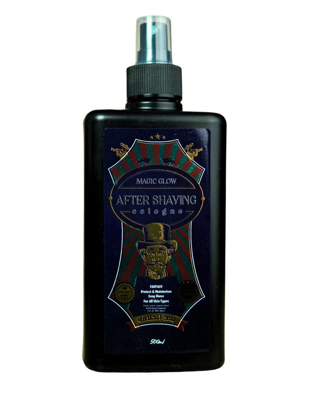 Magic Glow After Shaving Cologne, Long-Lasting Protection and Moisturising, 500ml Magic Glow After Shaving Cologne, Long-Lasting Protection and Moisturising, 500ml