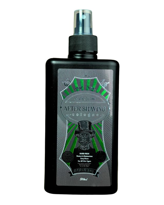 Magic Glow After Shaving Cologne, Silver Fresh, 500ml Magic Glow After Shaving Cologne, Silver Fresh, 500ml