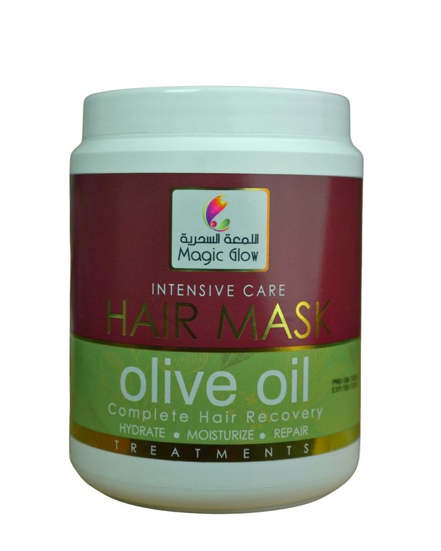 Magic Glow Intensive Care Olive Oil Hair Mask, Complete Hair Recovery Treatment, 1 kg