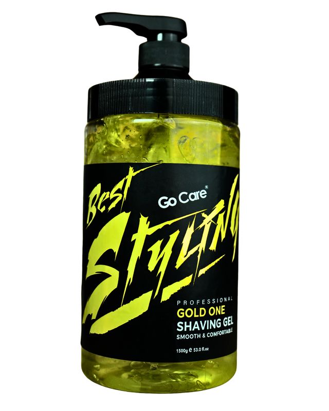 Go Care Best Styling Gold One Professional Shaving Gel, Smooth and Comfortable, 1500g Go Care Best Styling Gold One Professional Shaving Gel, Smooth and Comfortable, 1500g