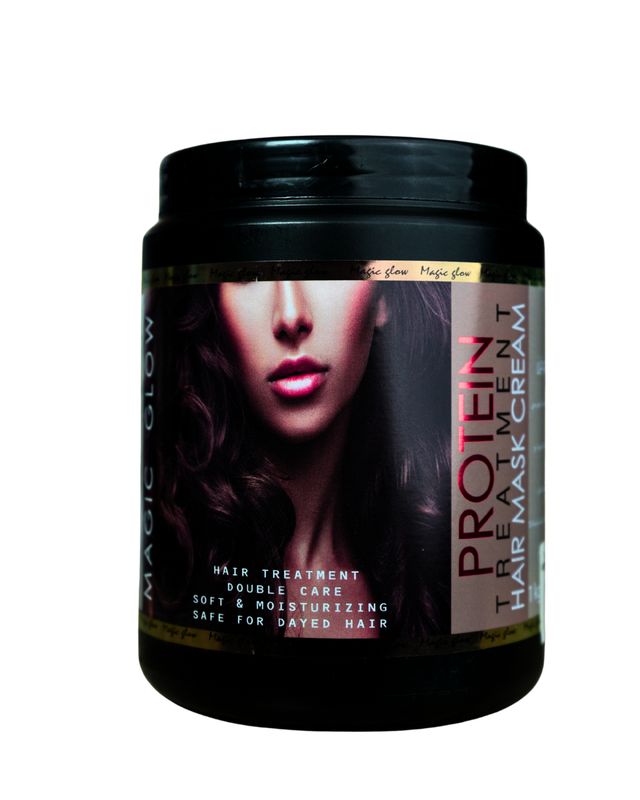MAGIC GLOW Protein Hair Treatment Mask, Double Care Moisturizing Formula, Safe for Coloured Hair, 1 kg MAGIC GLOW Protein Hair Treatment Mask, Double Care Moisturizing Formula, Safe for Coloured Hair, 1 kg