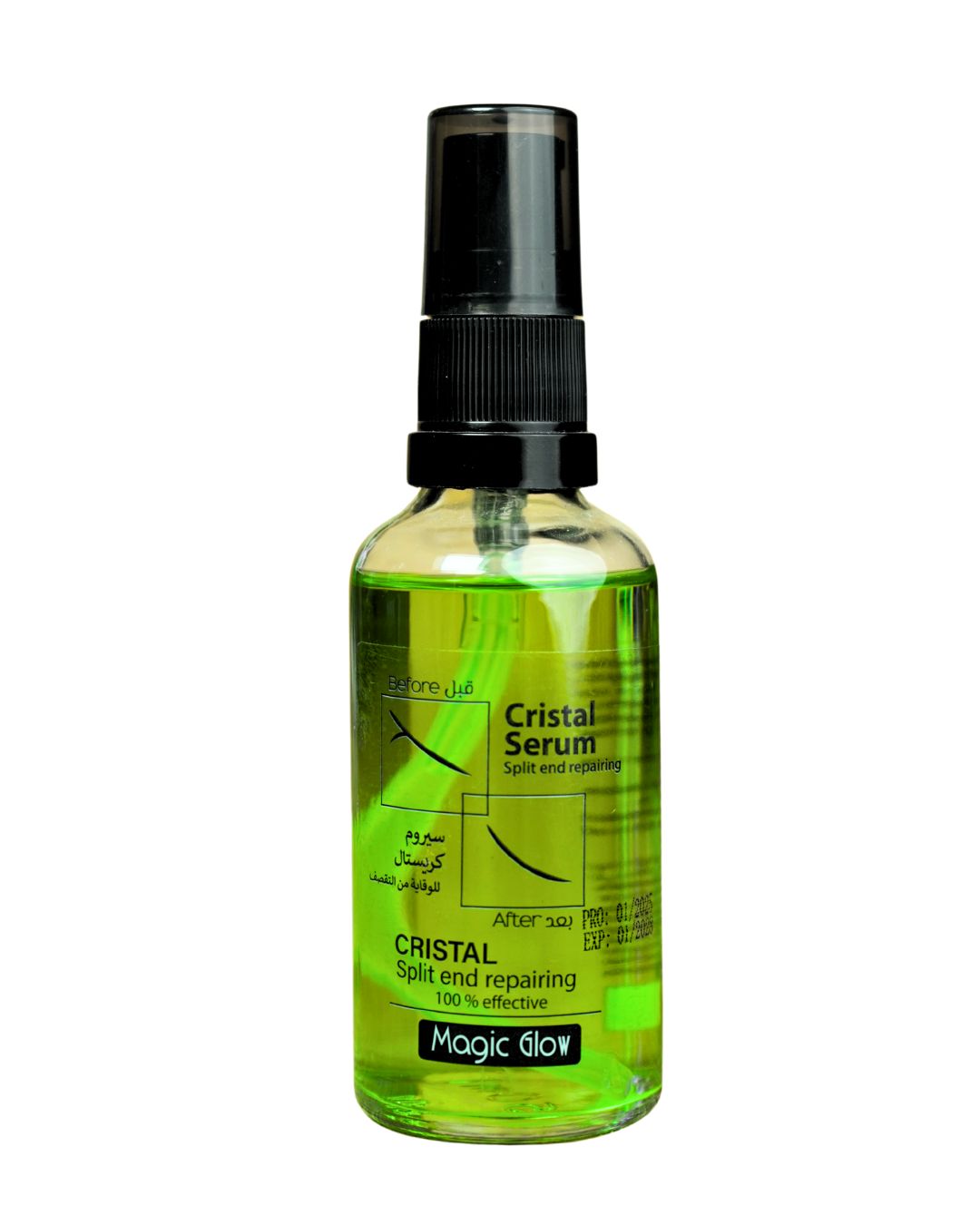Cristal Magic Glow Hair Serum, Split End Repairing Treatment