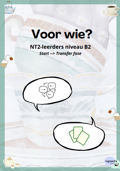 Theepraat - NT2 leerders Prosodie