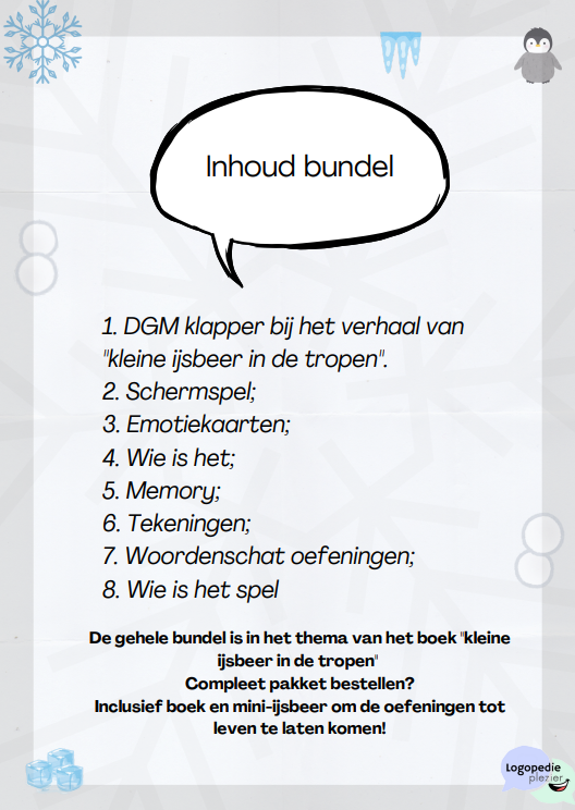 Bundel - Ijsbeer in de tropen inclusief boek.
