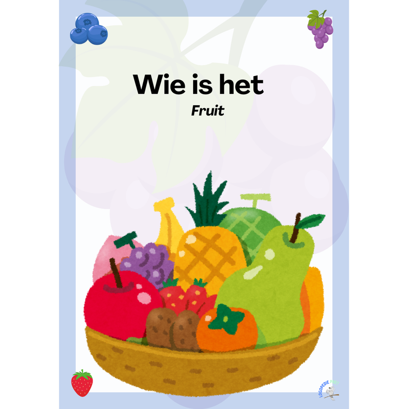Wie is het - Fruit