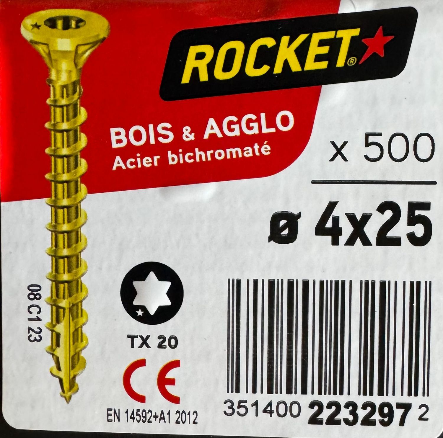 ROCKET - VBA TF - BIC - FT - 4X25 - Tx20 - BOITE DE 500