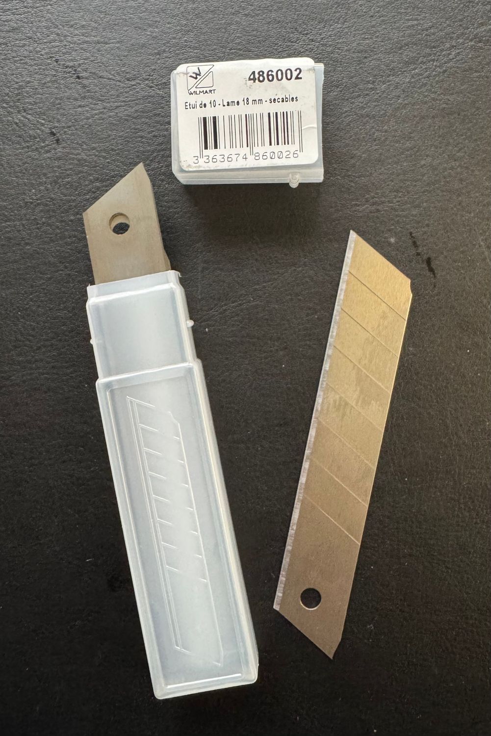 LAME DE CUTTER 18MM - BOITE DE 10