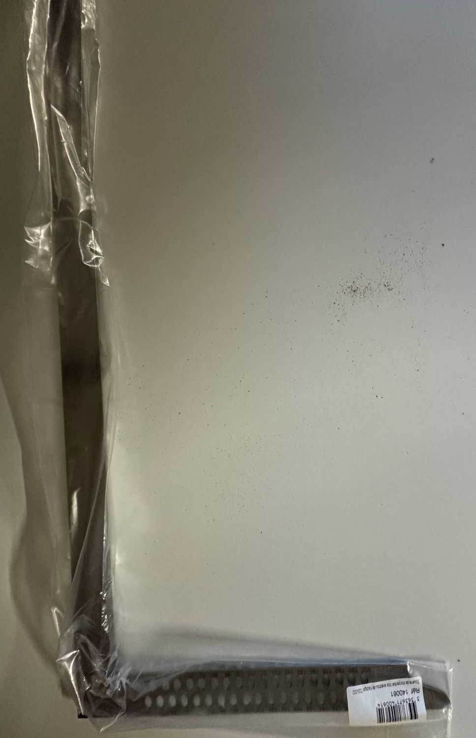 Equerre de charpentier inox avec trou de traçage 700*300