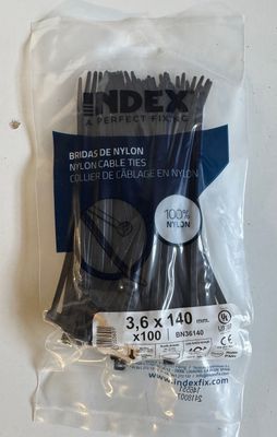 Colliers de serrage 3.6x140 - Sachet de 100