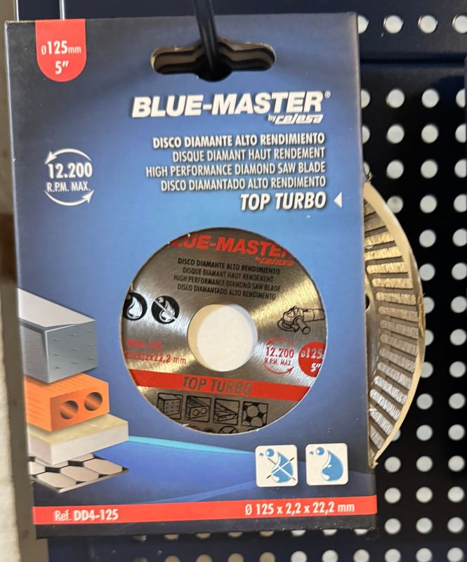 DISQUE DIAMANT DIAM.125 "TOP TURBO"