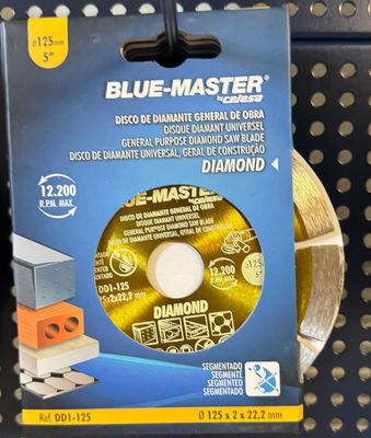 DISQUE DIAMANT A SEGMENT DIAM.125 DISQUE DIAMANT A SEGMENT DIAM.125