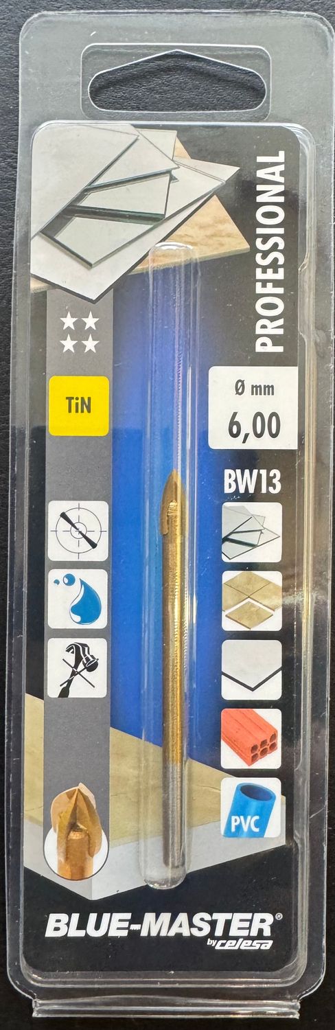FORET CARRELAGE TIN - (NITRURE DE TITANE) - DIAM.6