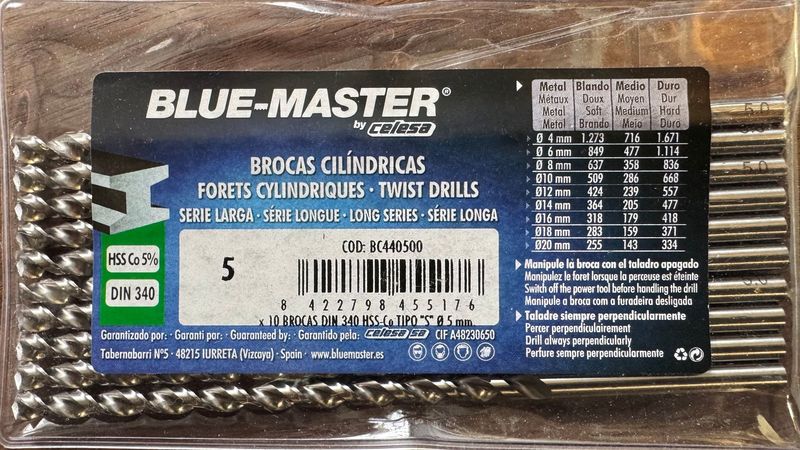 BLUE-MASTER - FORET LONG CO5% - DIAM5 X 132 X 87 - SACHET DE 10