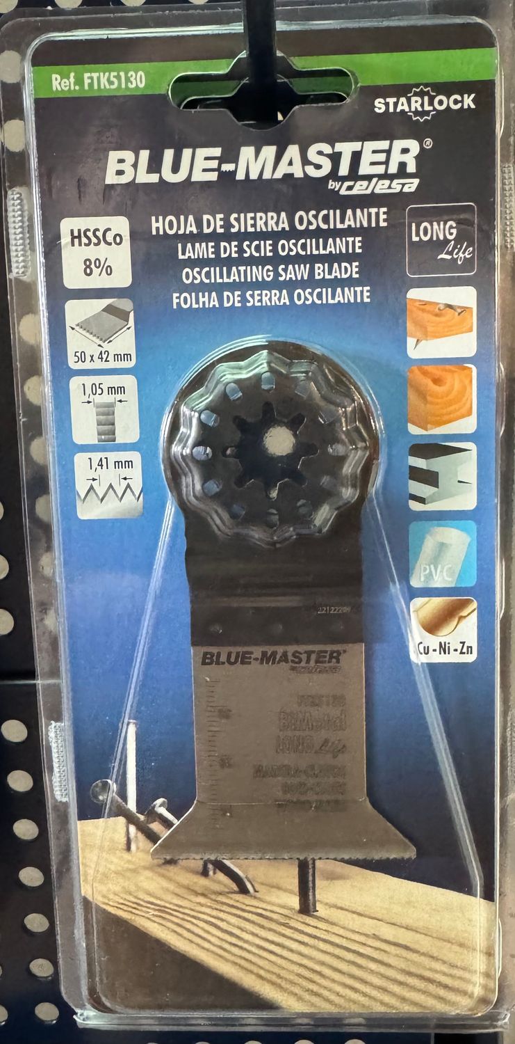 LAME STARLOCK POUR SCIE OSCILLANTE - MULTIFONCTIONS 50X42