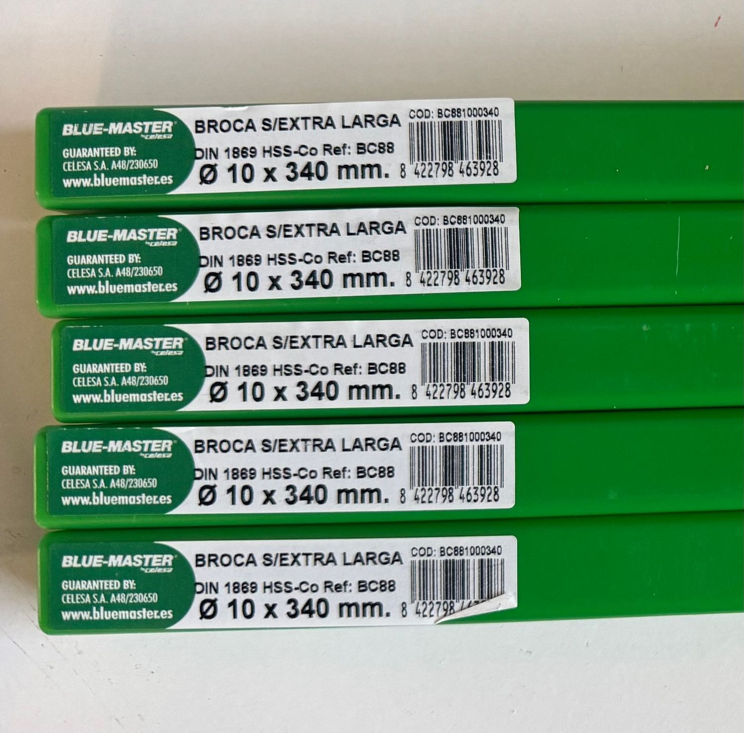 FORET METAL EXTRA LONG COBALT 5% - 10X340