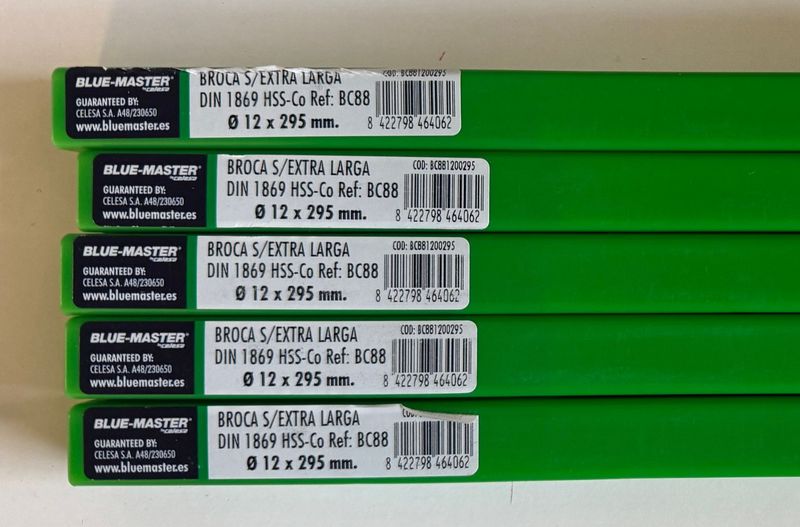 FORET METAL EXTRA LONG COBALT 5 % - 12X295